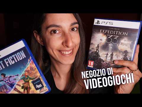 BENVENUTO NEL MIO NEGOZIO DI VIDEOGIOCHI ONLINE 🎮 ASMR ita