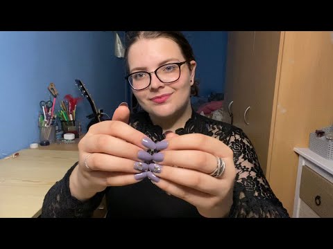 ASMR Giving You Tingles With Only What I’m Wearing (long nails, jewellery, fabric) 💫 | No Talking