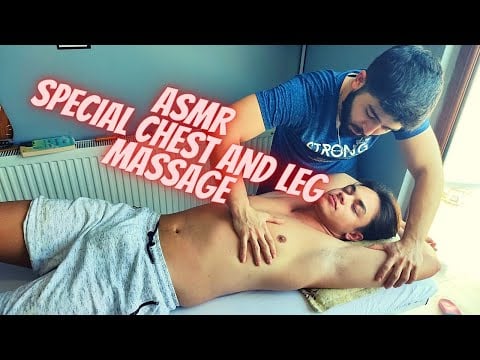ASMR SPECIAL CHEST & ABDOMINAL AND LEG MASSAGE WITH @Yigitsann  #asmr #massage #relax #relaxing