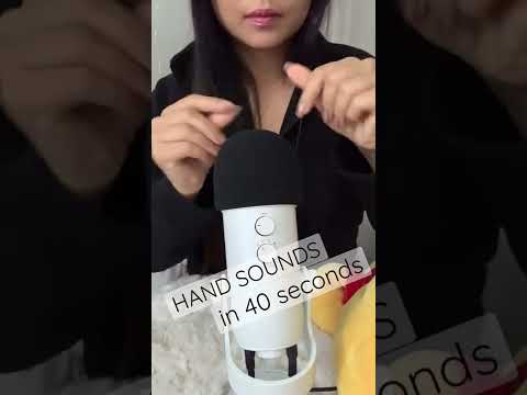 dry hand sounds in 40 seconds! #shorts #short #asmr #fastasmr
