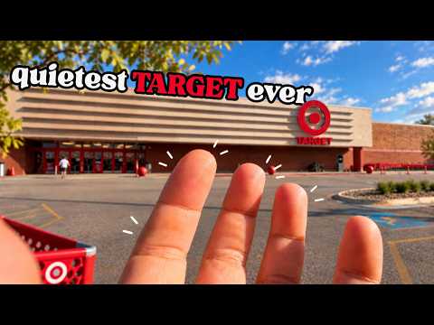 ASMR in quiet target - public asmr for sleep