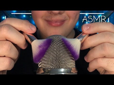 ASMR 3 Hours Double Mic Brushing! 💜 (No Talking)