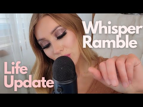 ASMR *Random* Whisper Ramble 💕✨️ (w/ gum chewing)