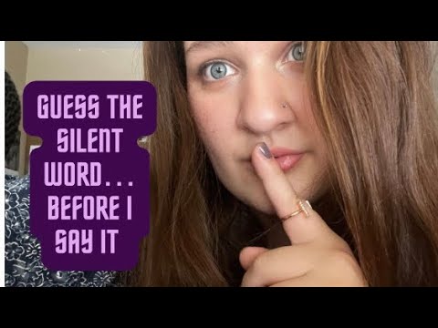ASMR | Guess the Silent Word…Before I Say It