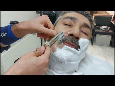 ASMR TURKISH BARBER SLEEP HYPNOSIS ,BARBER VISIT ,FACIAL PEELING , HEAD MASSAGE