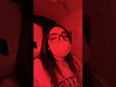 BUBBLE GUM ASMR | blowing mouth bubble gum sounds #bubblegumblowing #bubblegum