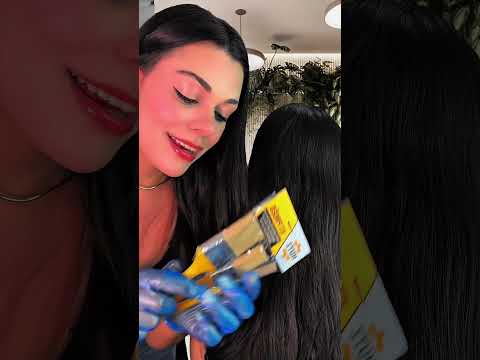 POV: pintando seu cabelo #asmr #asmrbrasil #shorts #youtube