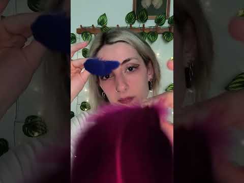 Touching your face with feathers 🪶