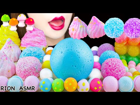 【ASMR】【RECIPE FOR SNO BALL 】BIG PLANET GUMMY,BIG BUBBLE JELLY MUKBANG 먹방 EATING SOUNDS NO TALKING