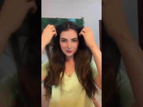 ASMR My Hair is plastic #shorts