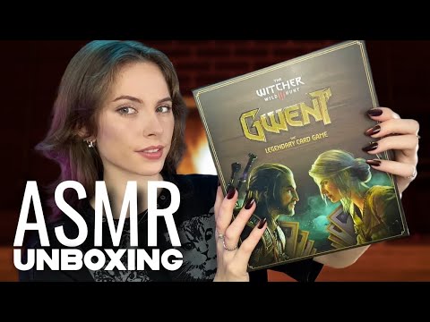 ASMR Gwent Unboxing | Soft Spoken And Nail Tapping