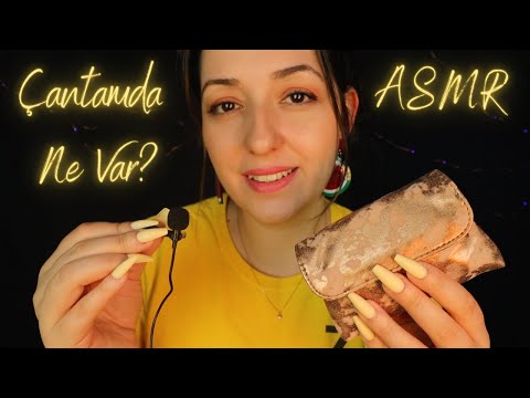 Türkçe ASMR | Çantamda Ne Var? | Tapping Triggers | Minik Mikrofon-Minik Çanta | Lo-Fi ASMR