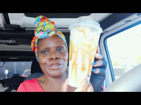 Girl What ? A Trinity Caramel Vanilla Bean Frappuccino, POPEYE'S BANANA CREAM CAKE GAMING UPDATE