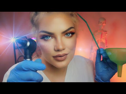 ASMR Next Level Ear Exam, Otoscope Ear Inspection, Ear Cleaning, Hearing Test, but...