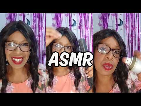 ASMR FINALIZANDO SEUS CACHOS LINDOS #asmr #asmrbrasil