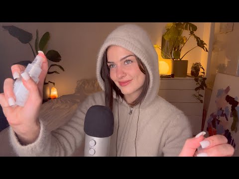 ASMR super relaxing triggers for sleep or studying :)
