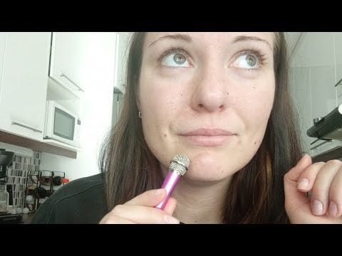 ASMR-  Whisper ramble and tweezing your eyebrows( personal attention )✨