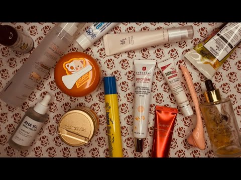 АСМР ✨ SKIN CYCLING: Моя уходовая косметика для лица/Уходовая система/ASMR: Ретинол, Сыворотка, Крем