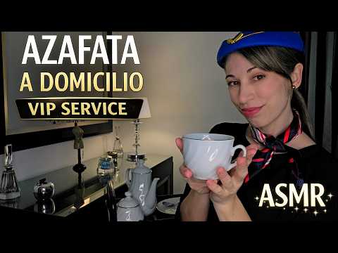 ASMR Azafata en tu CASA ✨ Servicio VIP para TI | Roleplay