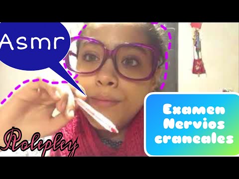 ASMR ROLEPLAY ~EXAMEN DE NERVIOS CRANEALES ~/ZOE yes