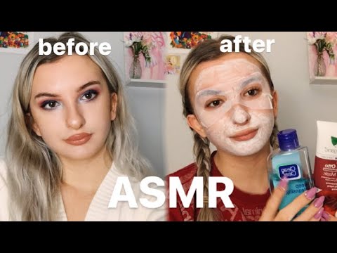 ASMR: my skincare routine