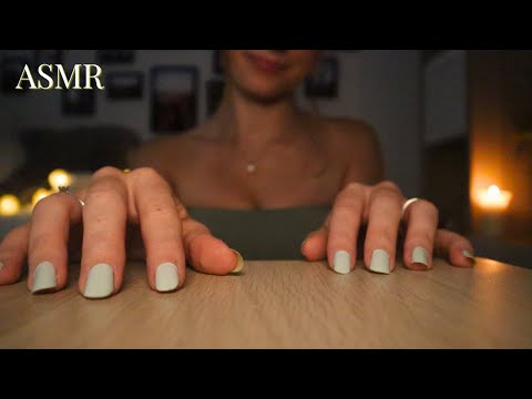 ASMR | Fast Build-Up Table Tapping and Scratching (with Camera Tapping)