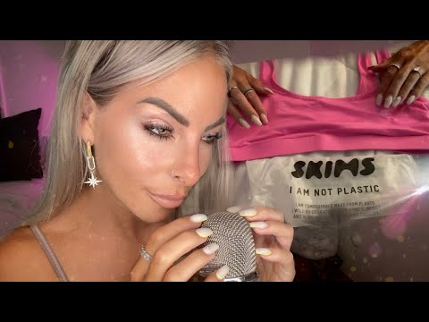 ASMR LOFI Kim Kardashian SKIMS SWIM HAUL & First Impression Close Up Whispering