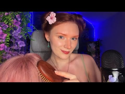 ASMR live🥰 Spit painting, Honey Spoon, Spider web 😴🌸