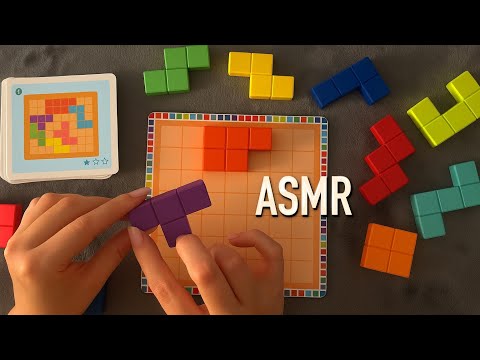 😴ASMR - Wooden Puzzle 🧩 - Clicky Whispers