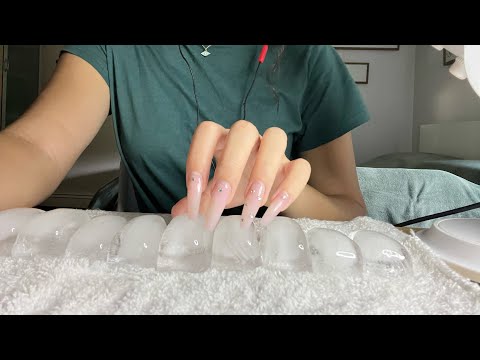 ASMR~ fast and aggressive ice tapping 🧊