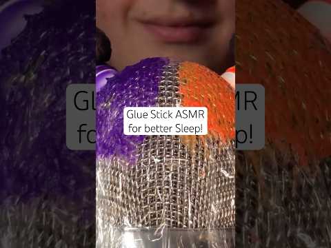 Glue Stick ASMR Sounds! 💜🧡 #asmr