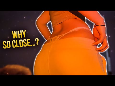 [4K USA ASMR] ASMR BEST SOUNDS of White Lace and Sports Pants Back Scratching Sounds | No Talking