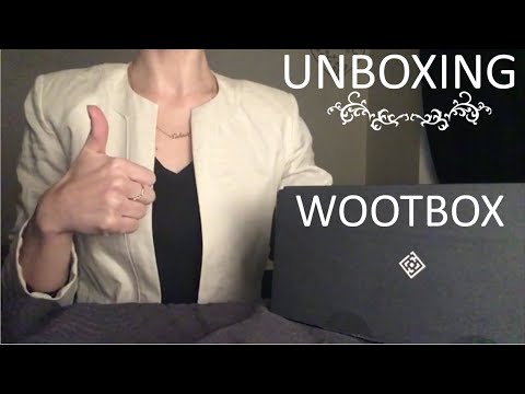 {ASMR} UNBOXING Wootbox Mars 2019 !