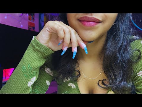 ASMR| TAPPING CASEIRINHO (tapping na tela + objetos aleatórios)