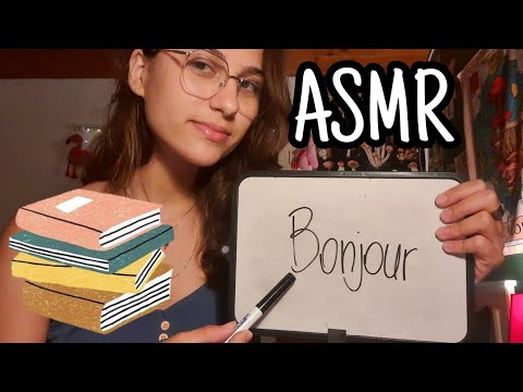 ASMR TE ENSINANDO FRANCES ❤️