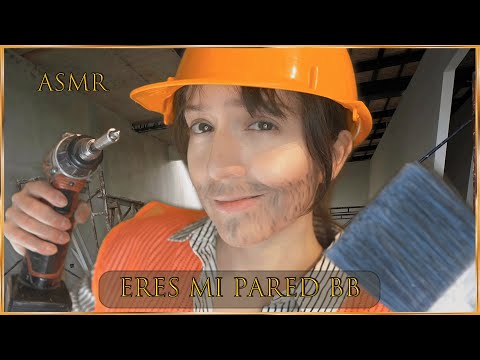 ⭐ASMR Soy tu ALBAÑIL 😏[Sub] Y TU eres mi PARED bb