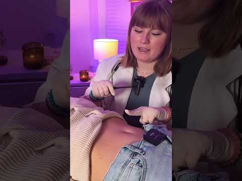 ASMR Stomach Examination 🩷 #asmr #asmrrealperson #asmrmedical #asmrtingles #asmrsounds