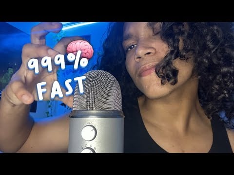 ASMR 999% Sensitivity Fast and Aggressive Mouth Sounds, hand movements, inaudible whispers 🌋