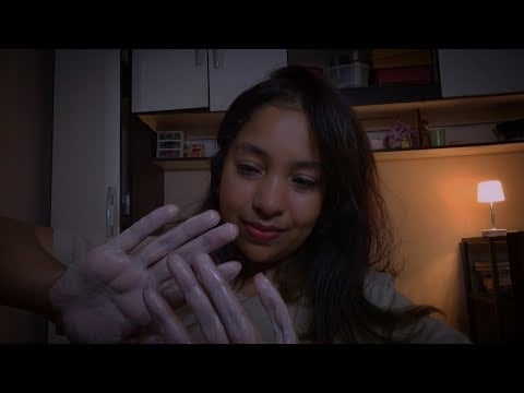 ASMR Tratamento nos seus joanetes e pés cansados depois de um dia cheio (massagens, óleos, carinho)🌿