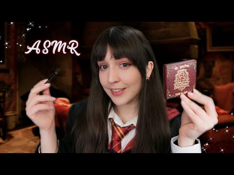 ⭐ASMR Hogwarts: Tu Amiga te MAQUILLA para el BAILE🪄 [Sub] Maquillaje, Atención Personal