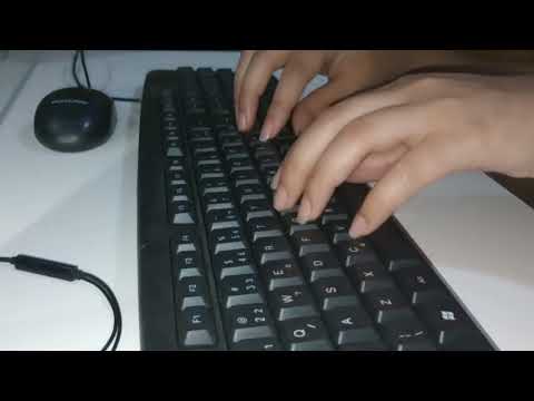 ASMR caseiro - Sons de Teclado e Mouse (NO TALKING)