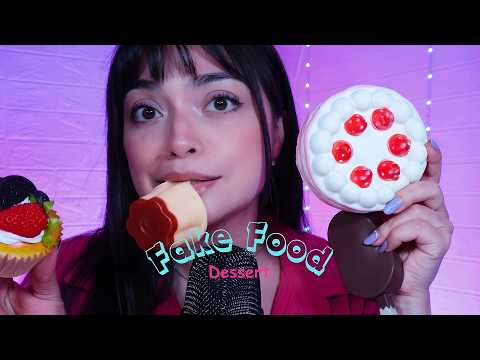 Fake Food, Real Tingles 🍰💋 | ASMR Dessert Eating