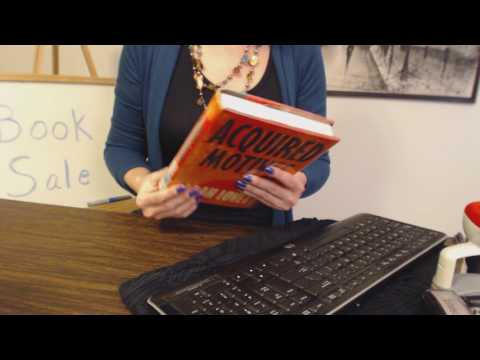 ASMR Library Book Sale Roleplay ~ More Dust Jacket Crinkling, Typing, Whispering