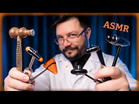 ASMR Neurological HAMMERS - Your Medical Exam - Soft spoken ASMR Medical Doctor RolePlay