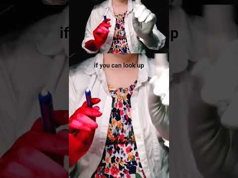 Eye Exam #asmrlikeasandbox #satingloves #lighttriggers #personalattentionasmr