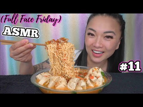 ASMR THAI TOM YUM NOODLE #11 *Full Face Friday (EATING SOUNDS) LIGHT WHISPERS | SAS-ASMR