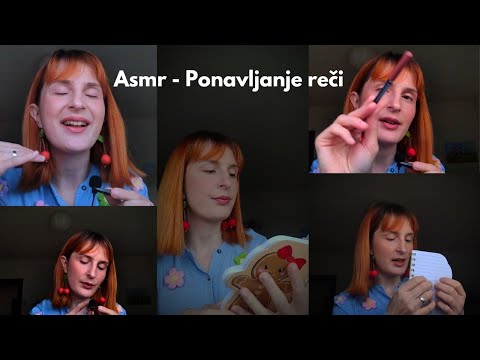 ASMR - Ponavljanje reči 🎀💤 #asmr