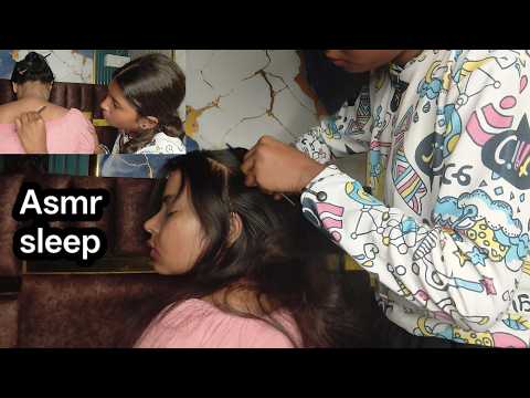 Baijanti’s Unique ASMR Massage with Spray, Instruments & Different Combs 😴💆Relaxing Hair Play ASMR