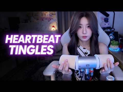 ASMR Most Brain Melting 3Dio Ear Spa 🤤 99.9% Sleep with Heartbeat / 3Hr (No Talking)