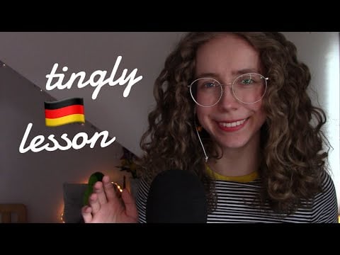 [ASMR] Tingly German Lesson for Sleep (and learning German 😉) 🇩🇪✨ (whispered)